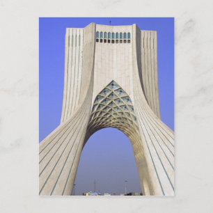 Asien, Iran, Teheran. Freiheitsdenkmal in Azadi Postkarte