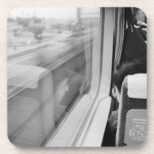 Asien, Japan. An Bord des Shinkansen-Bullet-Zugs Untersetzer