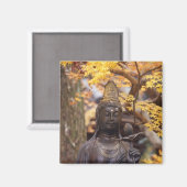 Asien, Japan, Buddha Magnet (Vorderseite/Rückseite)