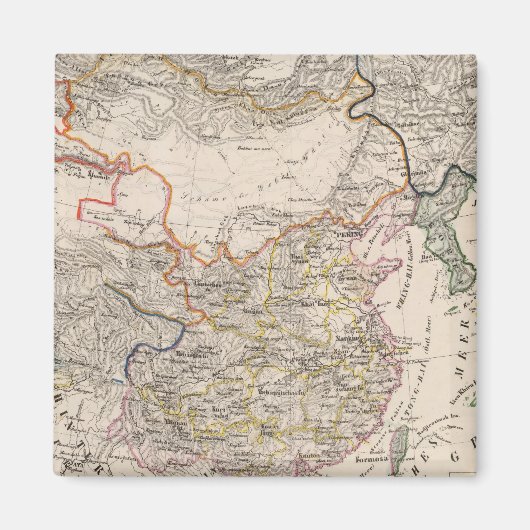 Asien, Japan, China Magnet (Vorne)