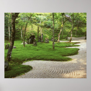 Asien, Japan, Fukuoka, Dazaifu, Komyoji-Tempel Poster