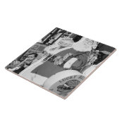 Asien, Japan, Hakdat. Der Weihnachtsmann in Japan Fliese (Seite)