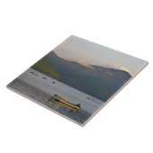 Asien, Japan, Hakone. Früh morgens Aussicht auf de Fliese (Seite)