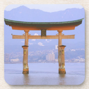 Asien, Japan, Hiroshima. Mivaiima. Torii-Tor Untersetzer