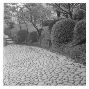 Asien, Japan, Hiroshima. Shukkei, en Garden Fliese