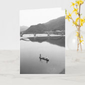 Asien, Japan, Iwakuni. Fischer und historische 2 Karte (Gelbe Blume)