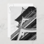 Asien, Japan, Kumamoto. Detail des Kumamoto, Postkarte (Vorne/Hinten)