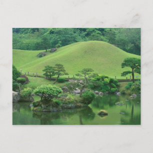 Asien, Japan, Kumamoto, Suizenji Koen Postkarte