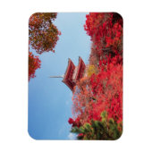 Asien, Japan, Kyoto. Farbe des Herbstes Magnet (Vertikal)