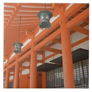 Asien, Japan, Kyoto, Heian Schrein Fliese