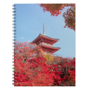 Asien, Japan, Kyoto. Herbstfarben Notizblock
