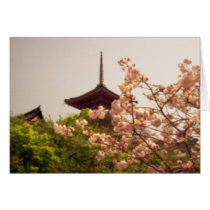 Asien, Japan, Kyoto, Kiyomizu-Tempel im Frühling