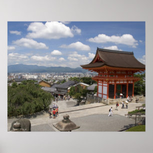 Asien, Japan, Kyoto, Kiyomizu-Tempel Poster