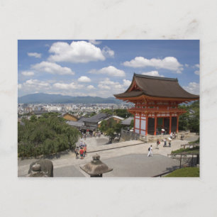Asien, Japan, Kyoto, Kiyomizu-Tempel Postkarte