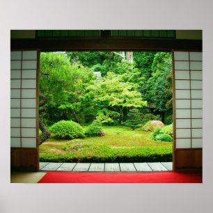 Asien, Japan, Kyoto. Zen Garden 2 Poster