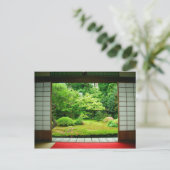 Asien, Japan, Kyoto. Zen Garden 2 Postkarte (Stehend Vorderseite)