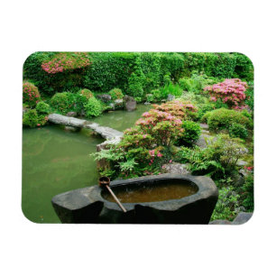 Asien, Japan, Kyoto. Zen Garden Magnet