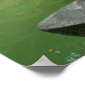 Asien, Japan, Kyoto. Zen Garden Poster (Ecke)