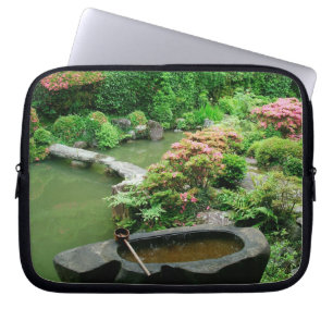 Asien, Japan, Kyoto. Zen-Garten Laptopschutzhülle