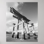 Asien, Japan, Miyajima. Das Torri-Tor. Poster (Vorne)