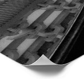 Asien, Japan, Miyajima. Details Tempel Poster (Ecke)