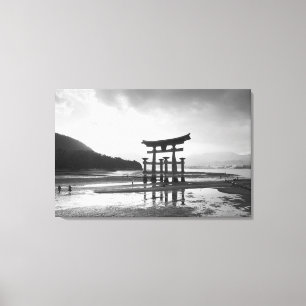 Asien, Japan, Myajima. Torri-Tor Leinwanddruck