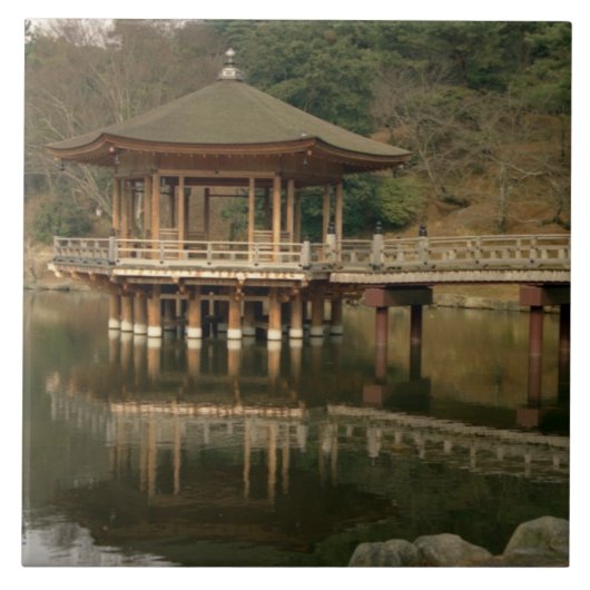 Asien, Japan, Nara, Tempel in Nara Fliese (Vorderseite)