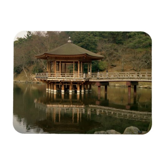 Asien, Japan, Nara, Tempel in Nara Magnet (Horizontal)