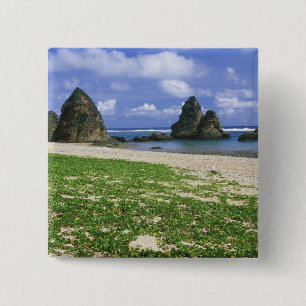Asien, Japan, Okinawa, Yambaru-Küstenlinie, Meer Button