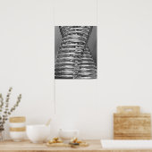 Asien, Japan, Tokio. Coiled pipe, Tepco Energy 2 Poster (Küche)