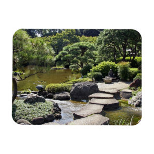 Asien, Japan, Tokio. Der Japanische Garten Magnet