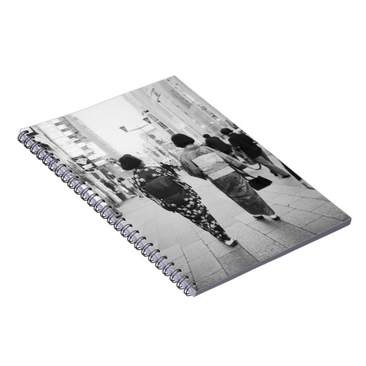 Asien, Japan, Tokio. Geishas auf der Ginza. Notizblock (Rechte Seite)