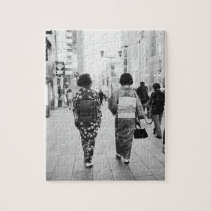 Asien, Japan, Tokio. Geishas auf der Ginza. Puzzle