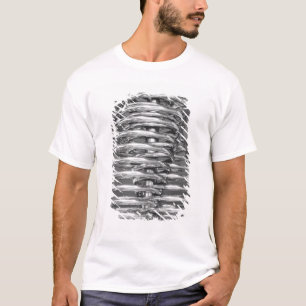 Asien, Japan, Tokio. Gewundene Röhre, Tepco Energy T-Shirt