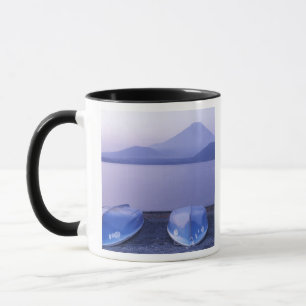 Asien, Japan, Yamanashi, Ruderboote auf dem Motosu Tasse
