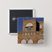 Asien, Jemen, Sanaa. Details zur jemenitischen Arc Button (Vorne & Hinten)