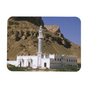 Asien, Jemen, Tarim. Weiße Moschee. Magnet