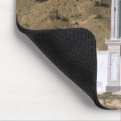 Asien, Jemen, Tarim. Weiße Moschee. Mousepad (Ecke)