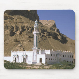 Asien, Jemen, Tarim. Weiße Moschee. Mousepad