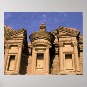 Asien, Jordanien, Petra. El Deir, das Kloster. 2 Poster