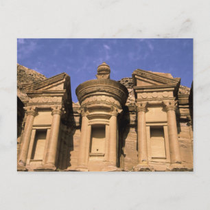 Asien, Jordanien, Petra. El Deir, das Kloster. 2 Postkarte