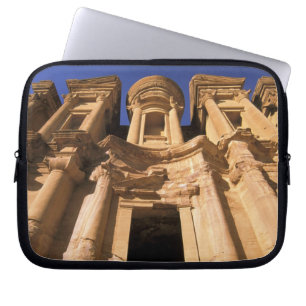 Asien, Jordanien, Petra. El Deir, Das Kloster. Laptopschutzhülle
