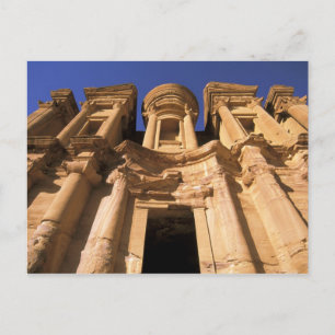 Asien, Jordanien, Petra. El Deir, Das Kloster. Postkarte