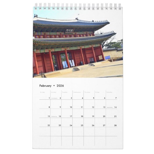 Asien Kalender (Feb 2026)