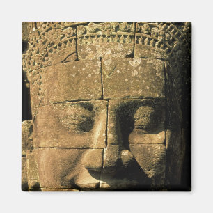 Asien, Kambodscha, Siem Reap. Angkor Thom, Köpfe v Magnet