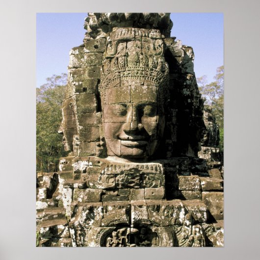 Asien, Kambodscha, Siem Reap. Angkor Thom, Leiter Poster (Vorne)