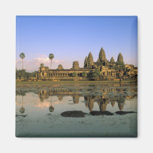 Asien, Kambodscha, Siem Reap. Angkor Wat. 2 Magnet
