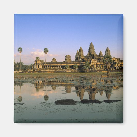 Asien, Kambodscha, Siem Reap. Angkor Wat. 2 Magnet (Vorne)
