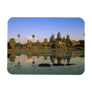 Asien, Kambodscha, Siem Reap. Angkor Wat. 2 Magnet