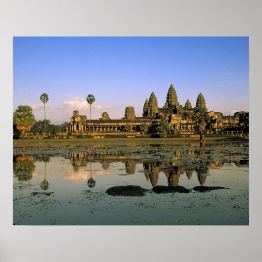 Asien, Kambodscha, Siem Reap. Angkor Wat. 2 Poster (Vorne)